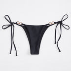 Solid Color Bikini Swimwear