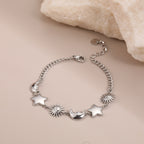 Sun Moon Stainless Steel Bracelet