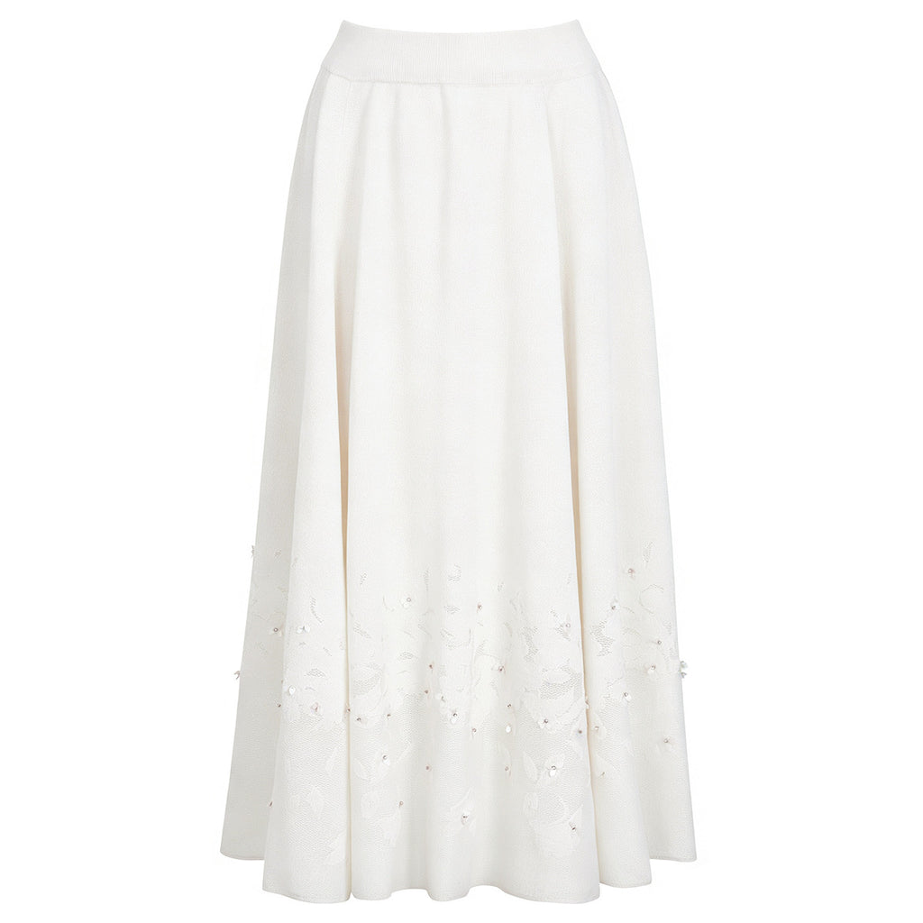 White skirt