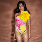 Skinny Slimming One-piece Swimwear