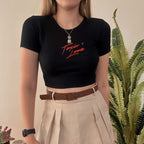 Women’s Toxic Love Graphic Cropped T Shirt