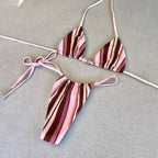 Stitching Split Bikini Swimwear