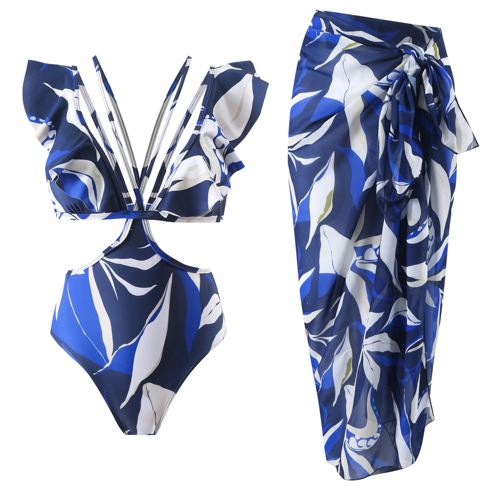 Popular Printing One-piece Swimwear