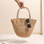 Women's Raffia Straw Tote Bag