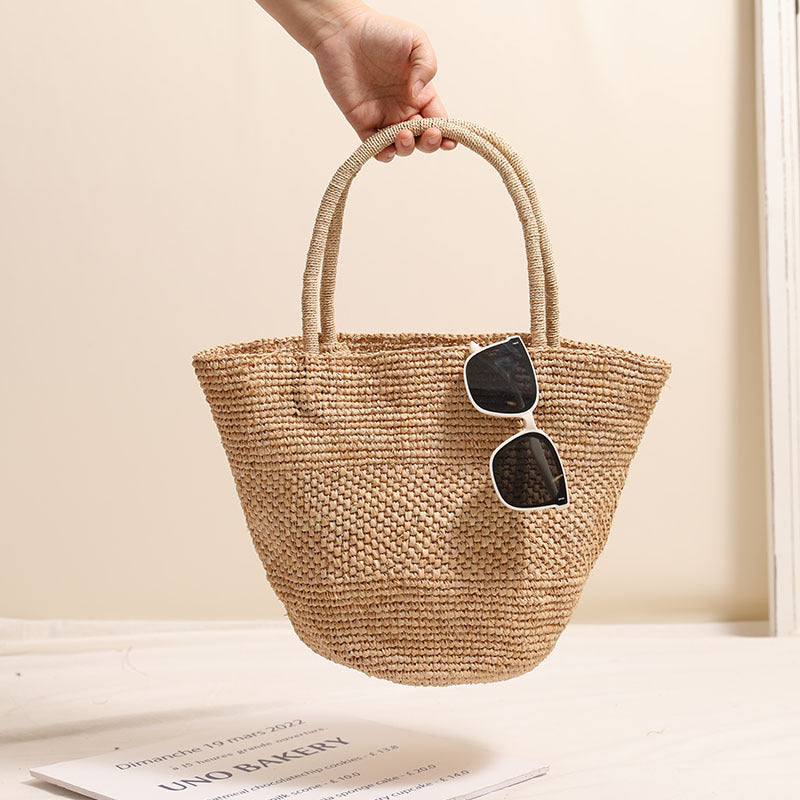 Women's Raffia Straw Tote Bag