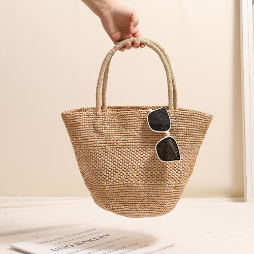 Women's Raffia Straw Tote Bag