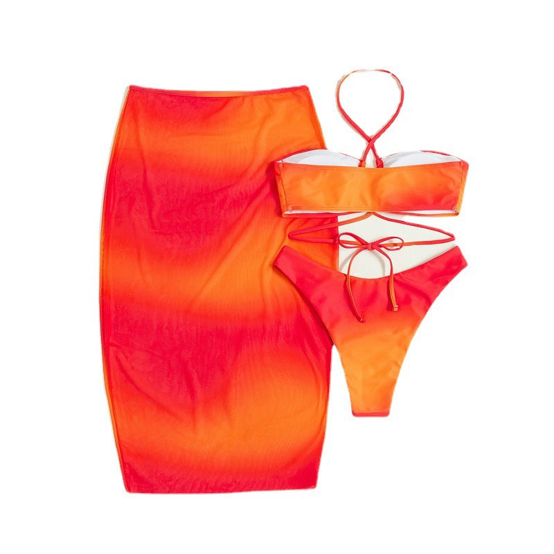 Beach Three One-piece Swimwear