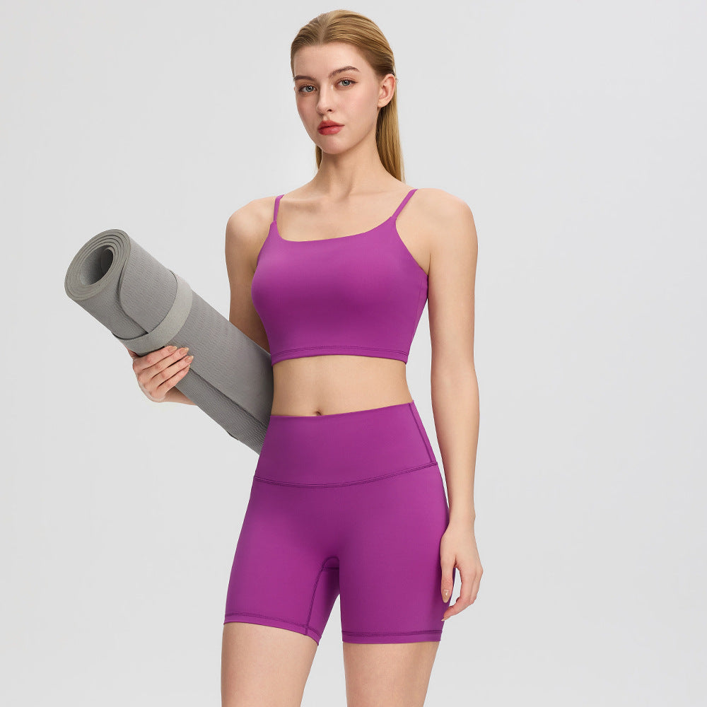 Women's High-Waist Yoga Shorts