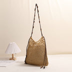 Women's Bag With Lace Up Pattern Bag