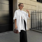 Women's Long-Sleeve White Shirt