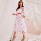 U-Neck Mesh Lined Cami Dress