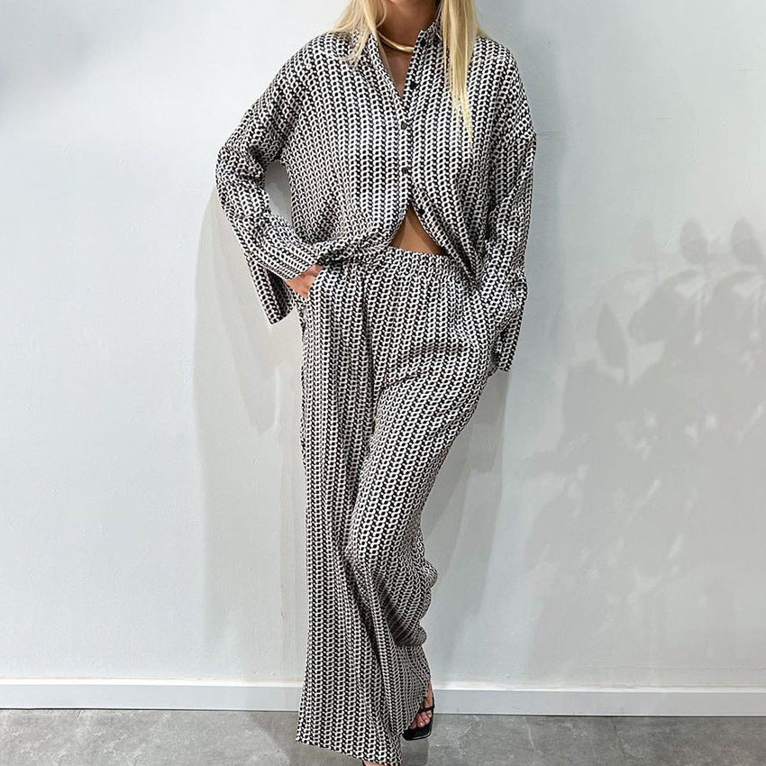 Autumn Satin Pajamas Lingerie