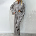Autumn Satin Pajamas Lingerie