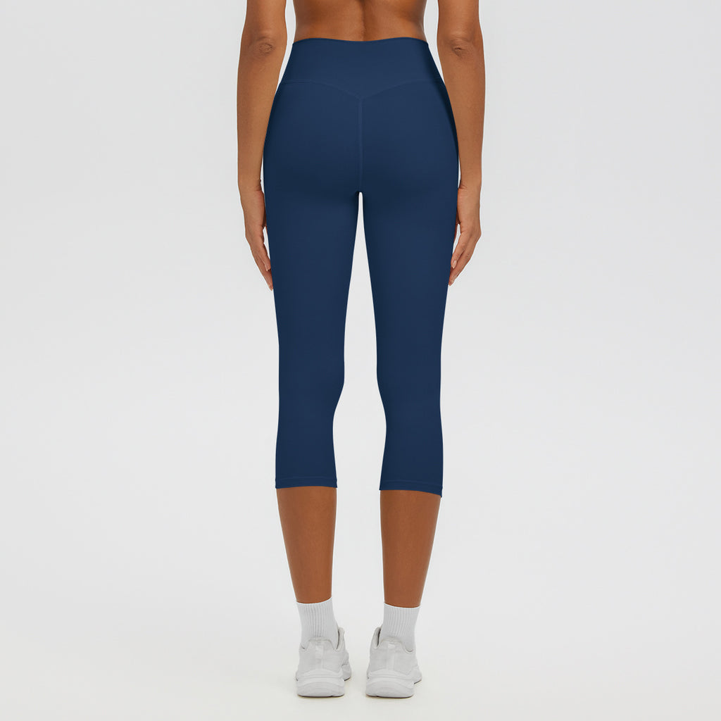 Women's High-Waist Yoga Knee Pants