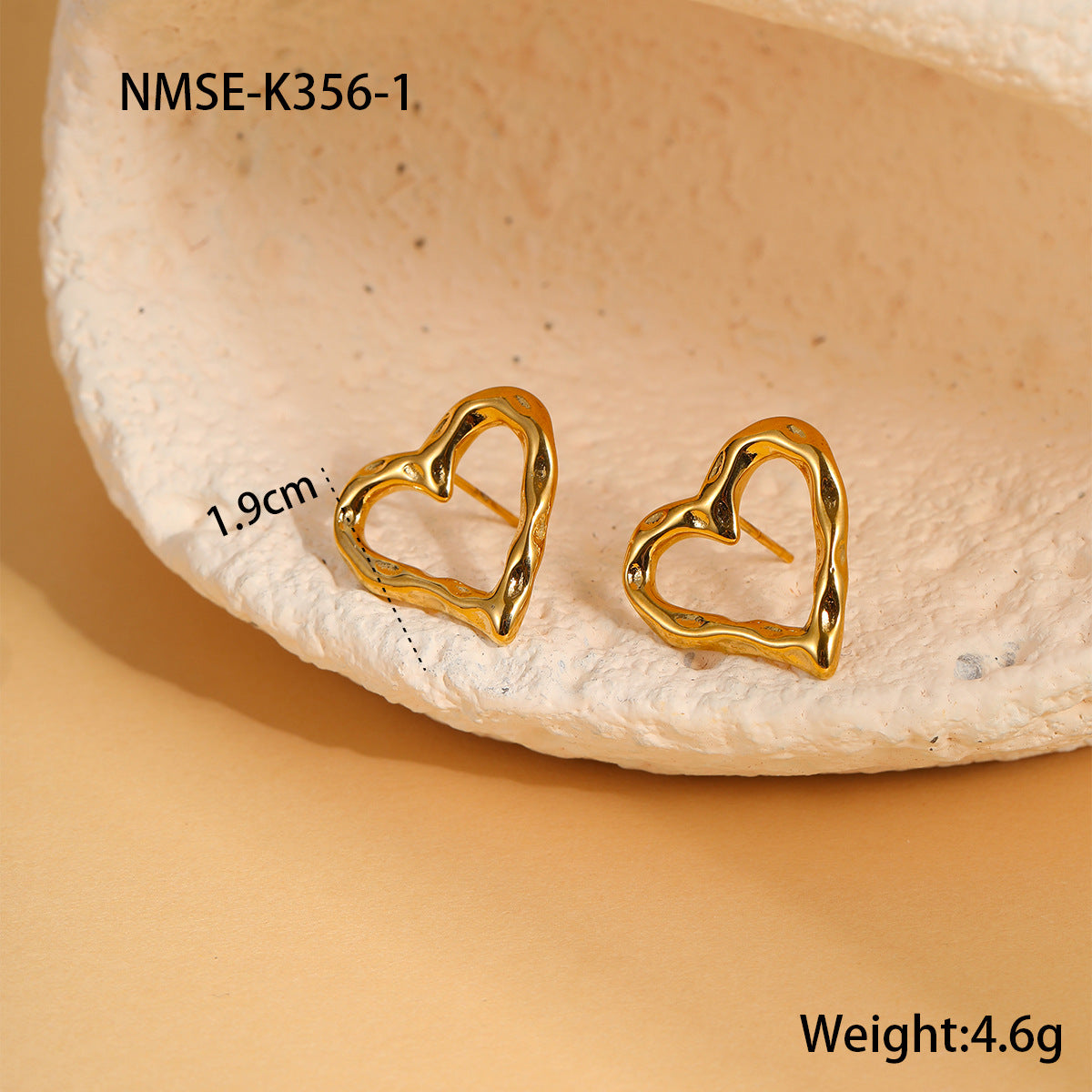 Gold Stud Earrings