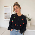 Women's Strawberry Knit Sweater