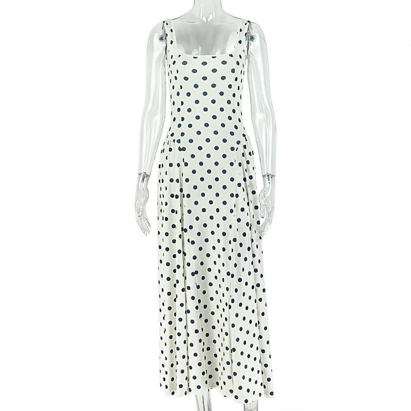 White Polka Dot