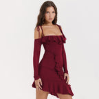 Women's Backless Asymmetric Fishtail Dress