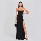 Women's Wrap Evening Dress