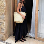 Women's Sleeveless Backless Black Cami Dress