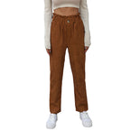 Wear Solid Color Corduroy Pants