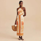 Women's Lace Halter Dress