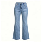 Women's High-Rise Blue Bootcut Jeans