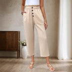 Spring Summer Autumn All Matching Casual Pants Women Loose Ankle Length Dad Jeans