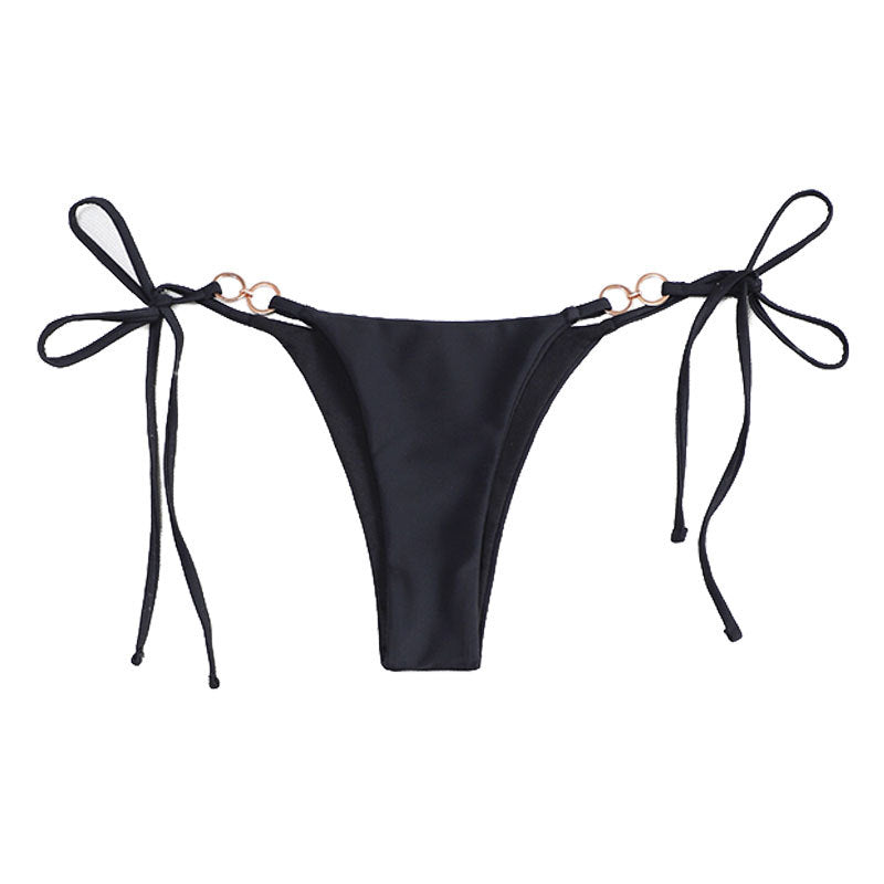 Solid Color Bikini Swimwear