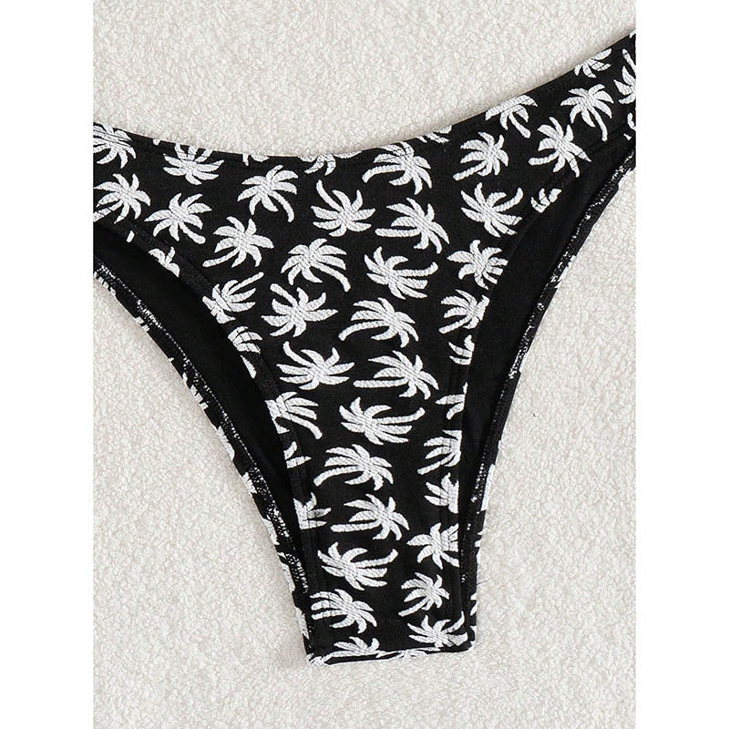 Printed Split Bikini Swimwear
