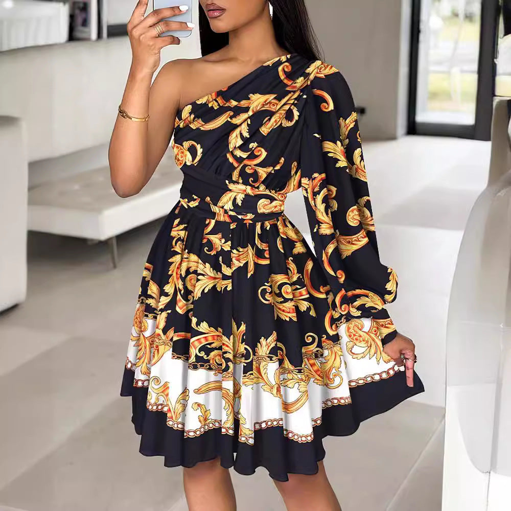 Bohemian Off-Shoulder Midi Dress
