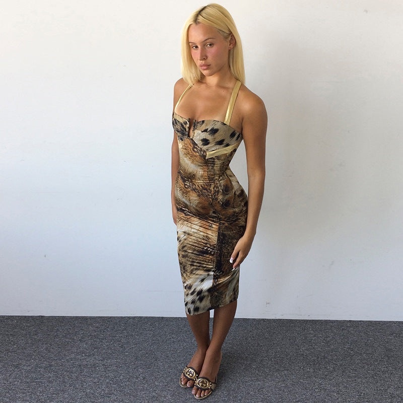 Women's Printed Sheath Dress