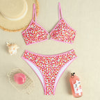 Women's Floral Triangle Bikini Set