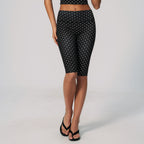 Black with white polka dot