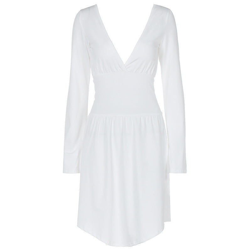Women's V-Neck Mini Dress