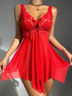 Lace See Pajamas Lingerie