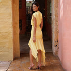 Women's Pleated Sleeveless Dress
