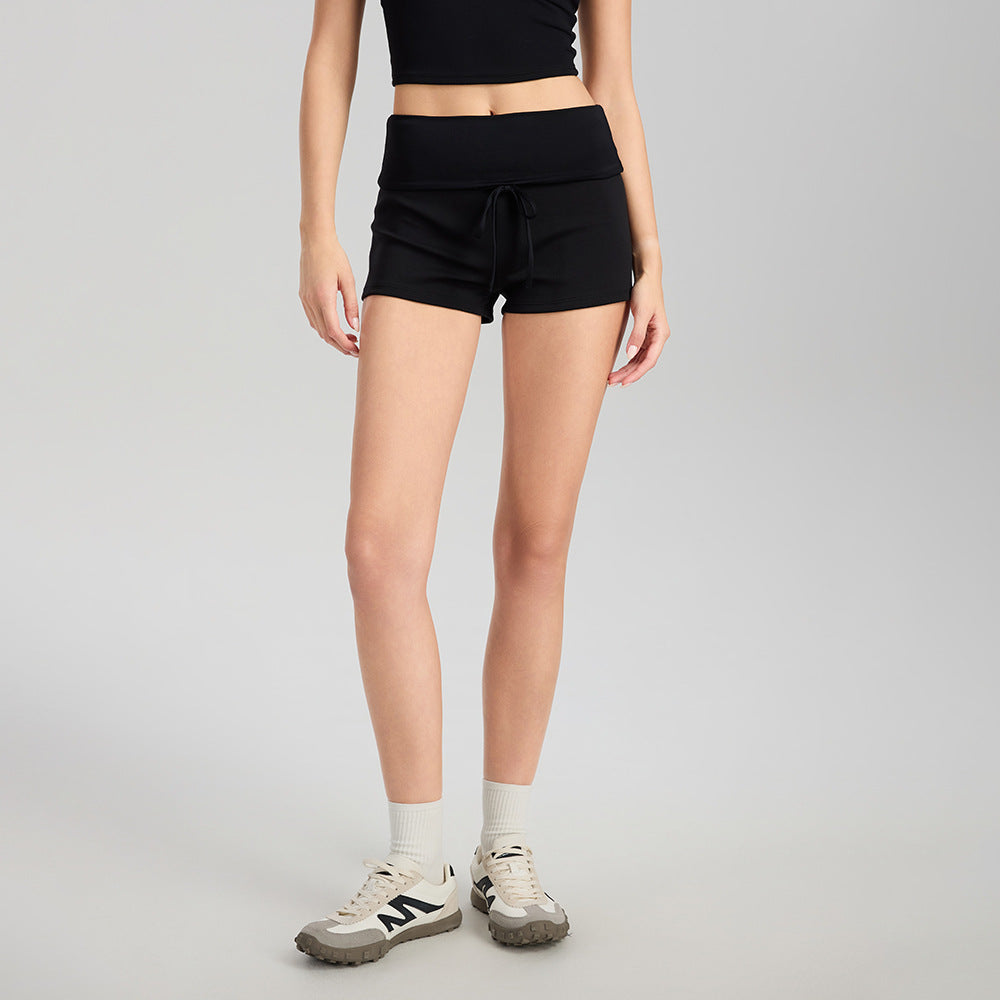 Women's Contrast Yoga Shorts