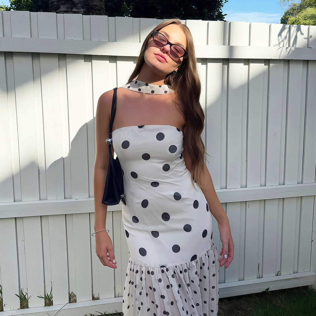 Women's Polka Dot Summer Dress