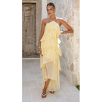 Women's Halter Chiffon Dress