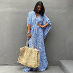 Blue Leopard Dot