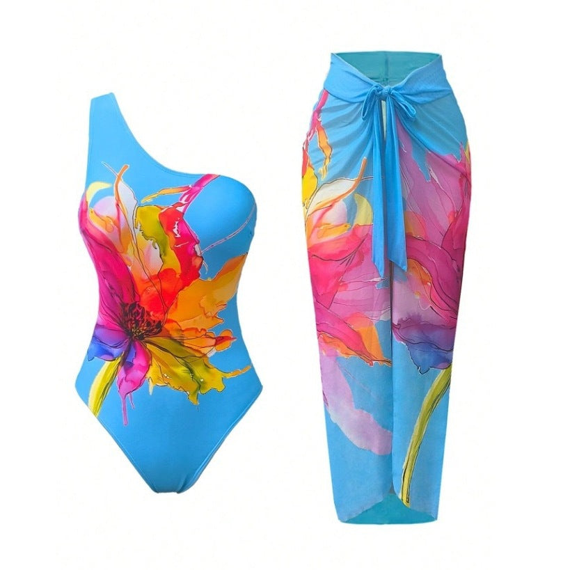 Two Conservative One-piece Swimwear