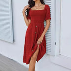 Women's Short Sleeve Summer Dress