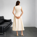 Women's Sleeveless A-Line Maxi Dress