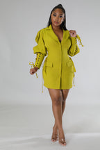 Autumn Winter Tied Dress