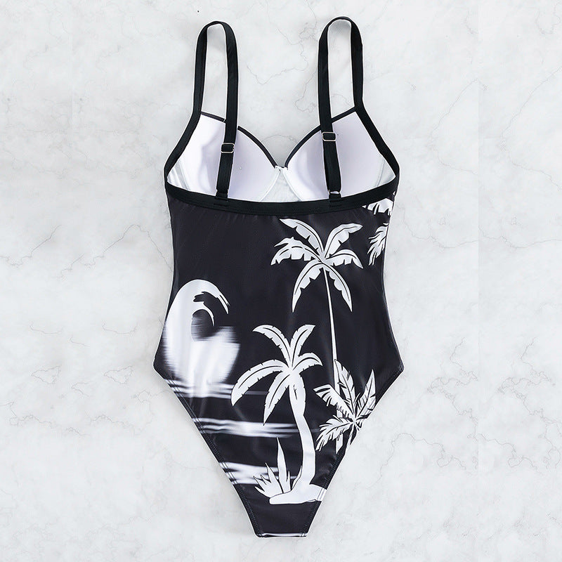 Printed One-piece Swimwear