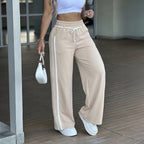 Women Clothing Summer French Gentle Striped Loose WL Pants