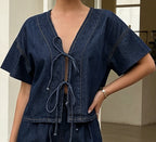Dark Blue Top