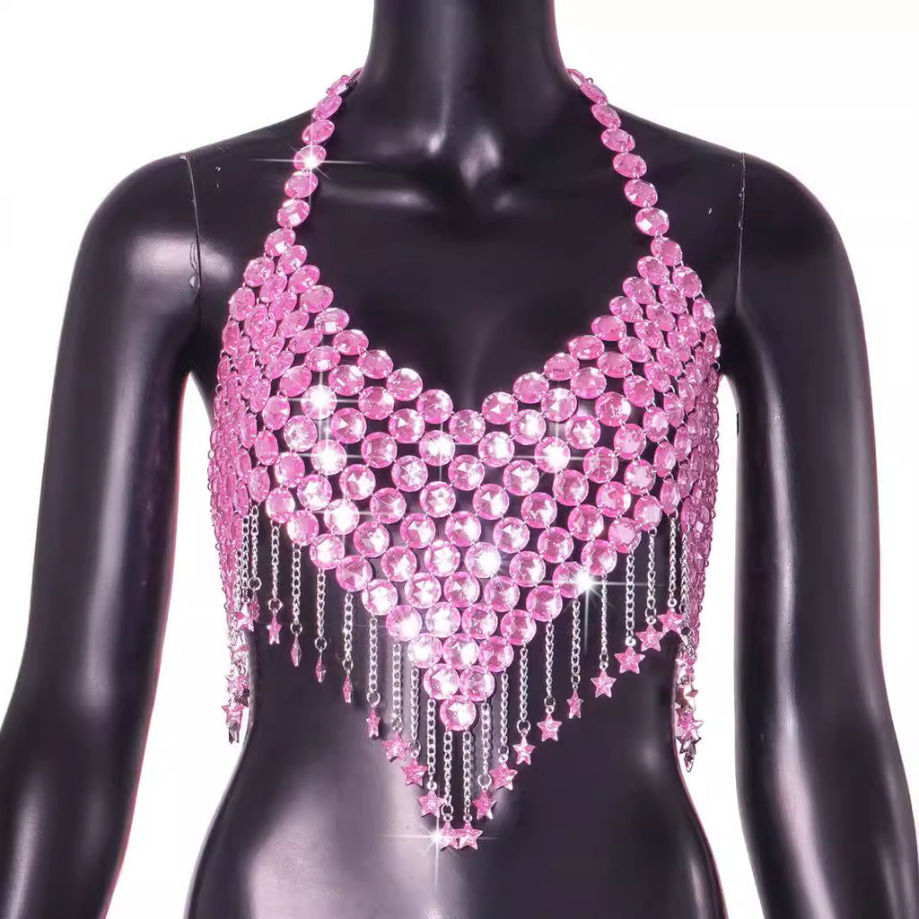 Women's Lace Body Chain Necklace
