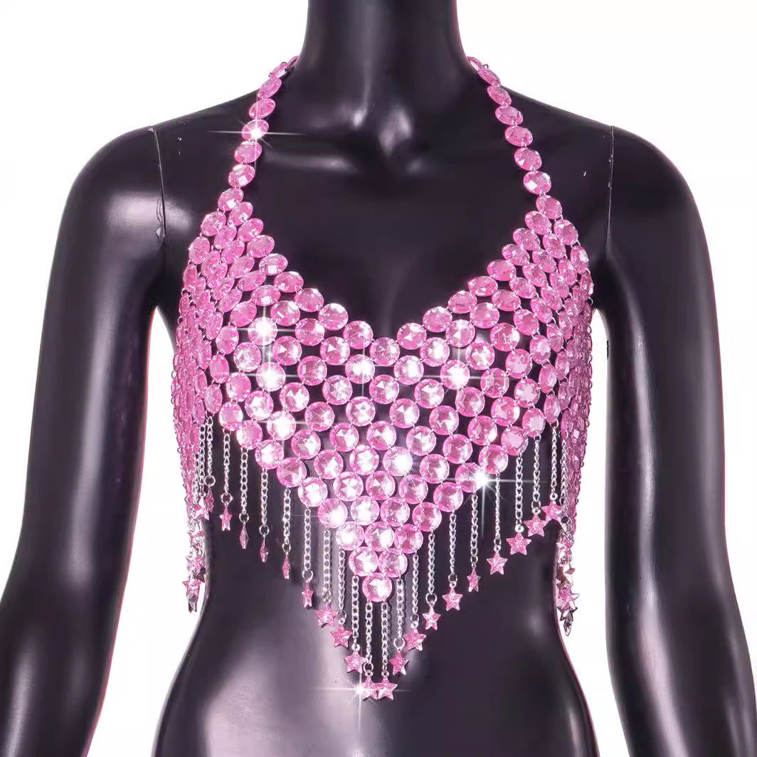 Women's Lace Body Chain Necklace